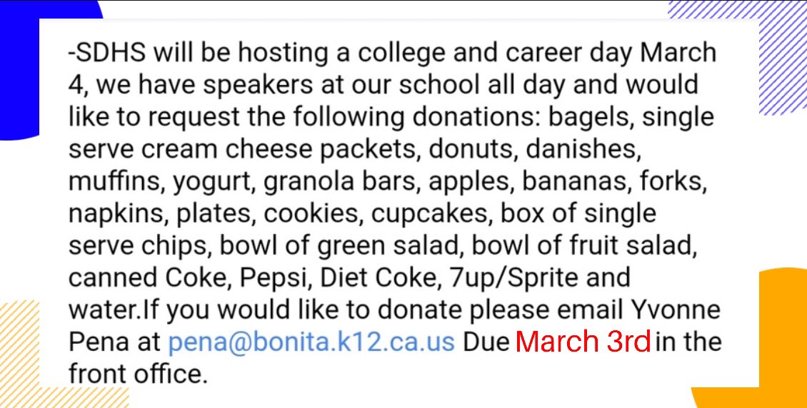 We would appreciate any kind of donation😄💙