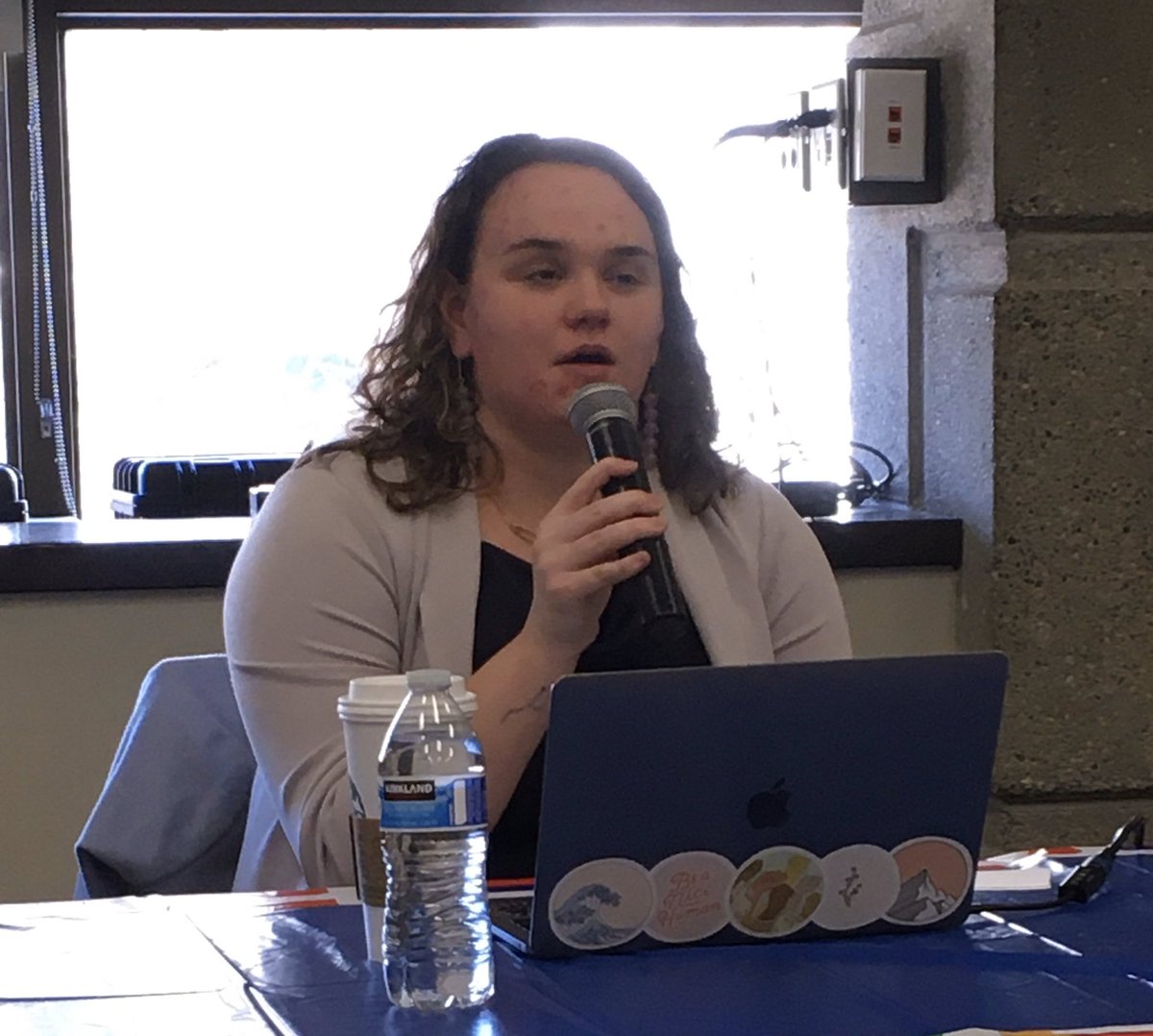 divconference's tweet photo. Self care is a revolutionary tool, says Kristina Curtiss, Wayne State University. Curtiss presented her research on burnout’s impact on social justice activists. #ignitediversityWSU2020 https://t.co/bGG2kJGsP7