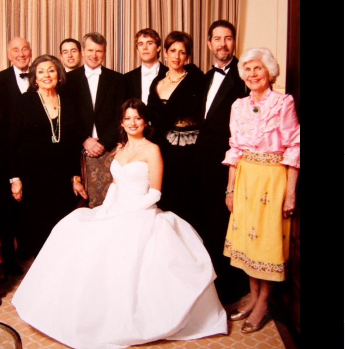 According to my sources, here is Nellie at San Francisco’s Debutante Ball in 2007 — along with her extended oligarch family. Yep, debutante balls are still a thing.