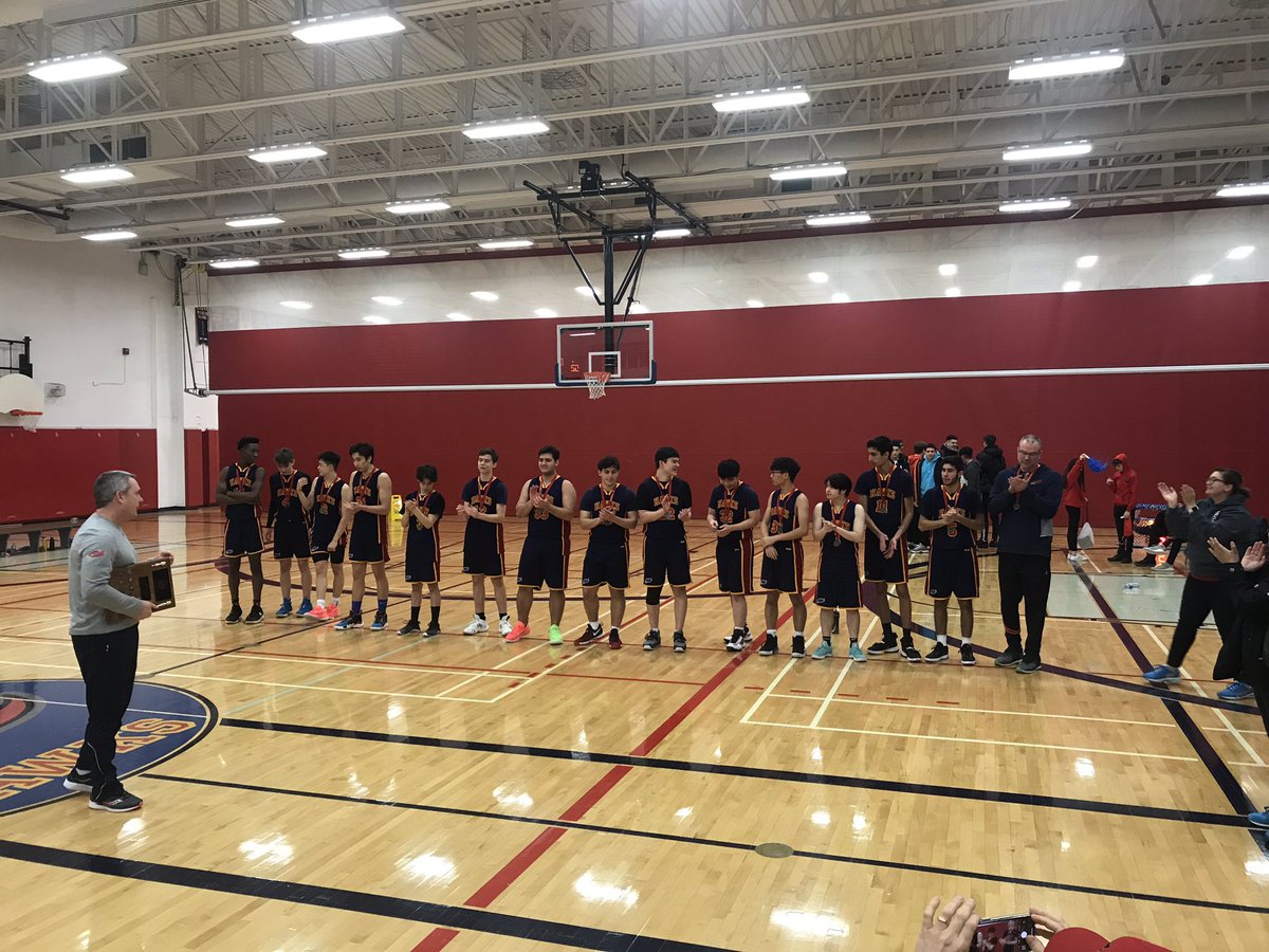 HTSSeniorSchool's tweet photo. Great job by the senior boys basketball team and coach Hughes. Champs for the first time in 12 years! @HTSRichmondHill https://t.co/vqKYlASuk8