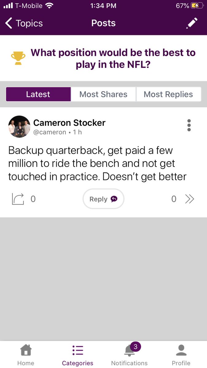 goyabble's tweet image. What position would be best to play in the NFL? Do you agree with our founder? Join the conversation and let us know! #goyabble #socialmediaforcoversation #abettersocialmedia