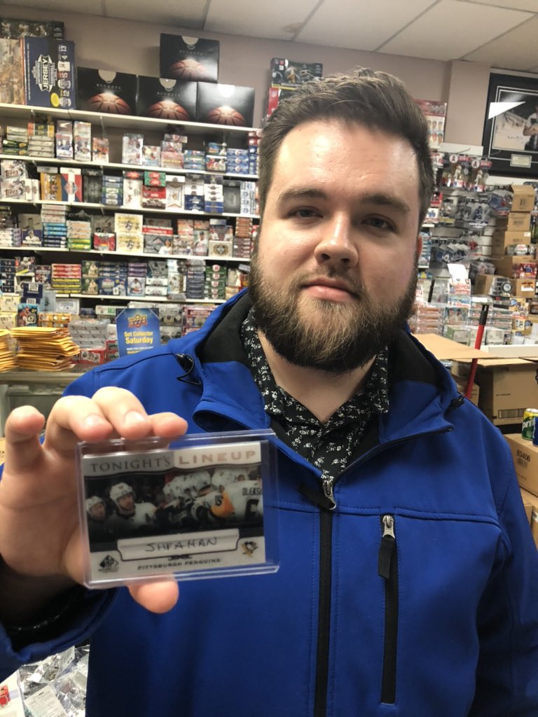 westsportscards's tweet photo. 2019-20 SP Game Used yields some big pulls here’s one Starting Lineup piece of players name from the actual game sheet Sheahan 1/1 @UniversalDst @UpperDeckHockey @UpperDeckSports @beckettmedia @UltraPROSupply @sportscards @SHOWYOURHITS @HockeyCardHits #wscbigpulls https://t.co/7zE4l0lBbl