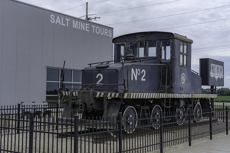 UnderKansas's tweet photo. GE Engine No. 2:
One of only three such engines ever built, the GE Engine No. 2 is now on display outside of Strataca after serving the salt mine faithfully through 1963.
#UnderKansas https://t.co/yaI1cAg9qu