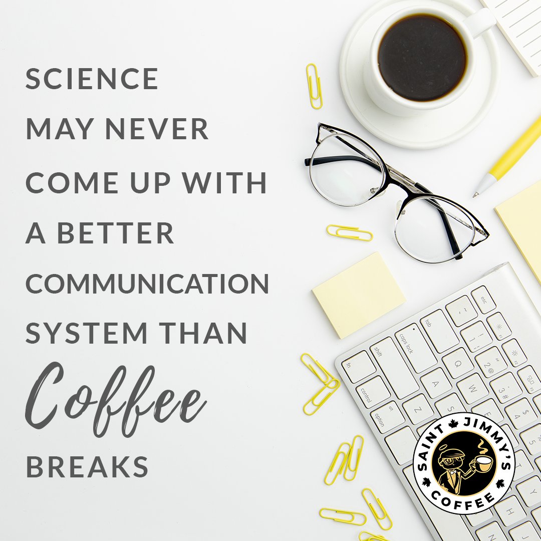 StJimmysCoffee's tweet photo. Coffee breaks serve as communication hubs. They also function as gab fests, and occasionally as counseling sessions, but they are prime locations for news.
Call Us at 416-477-2549 and get your free Saint Jimmy's Coffee ☕System for your office.
#Office #Coffee #Breakroom #Canada https://t.co/htKvAPq0ti