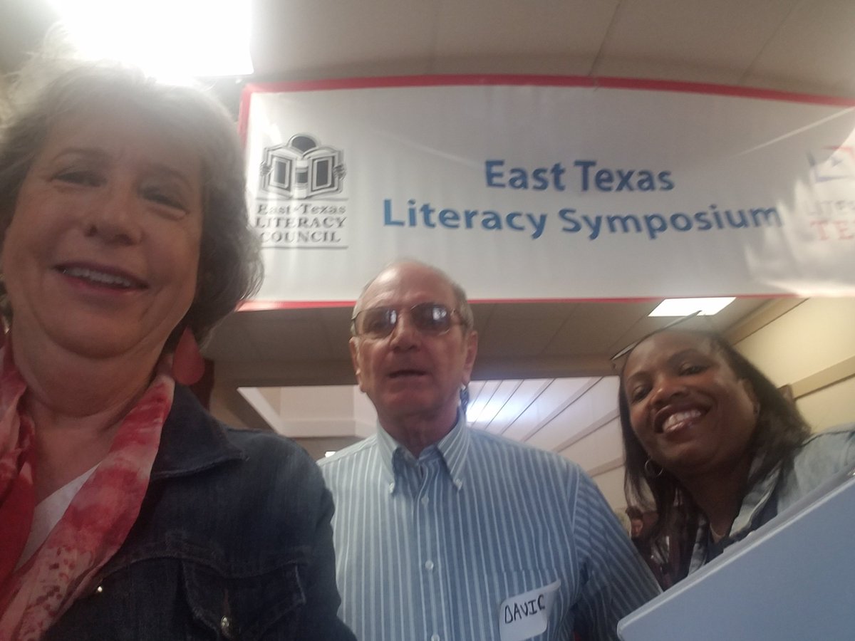 Happy to be here! #East Texas LiteracySymposium. #LiteracyTexas