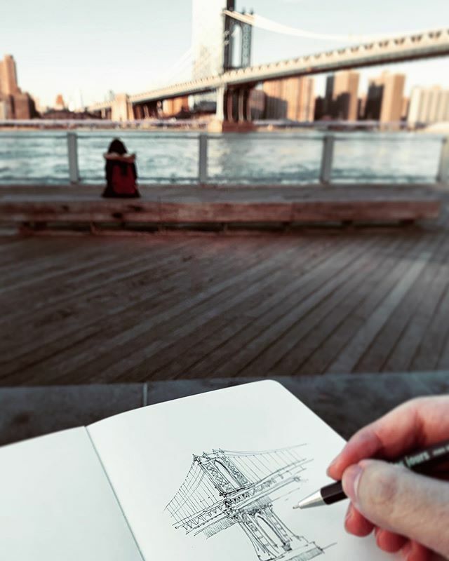 dre_drew_it's tweet photo. 🖊🥶🌞 #andrewee #art #moleskine .
.
.
.
.
#nycarchitecture #nyc #nycartist #landscapes #artist #illustration #doodle #drawing #people #places #faces #newyork #sketch #sketchbook #artistsoninstagram #buildings #instatravel https://t.co/1aIGJdbijK https://t.co/CFmwZuZHBm