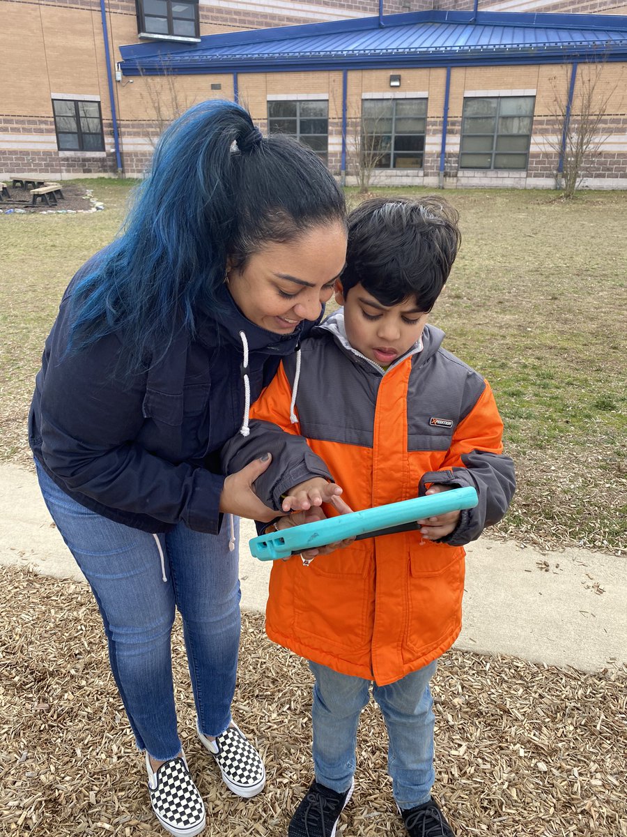 MissFennerSCES's tweet photo. When everyone gets involved in using AAC, children win!  Thank you @_CounselorSCES for promoting communication for our students.  #weareswans @SwansCreekES #AAC https://t.co/ZPiaXUdWoY