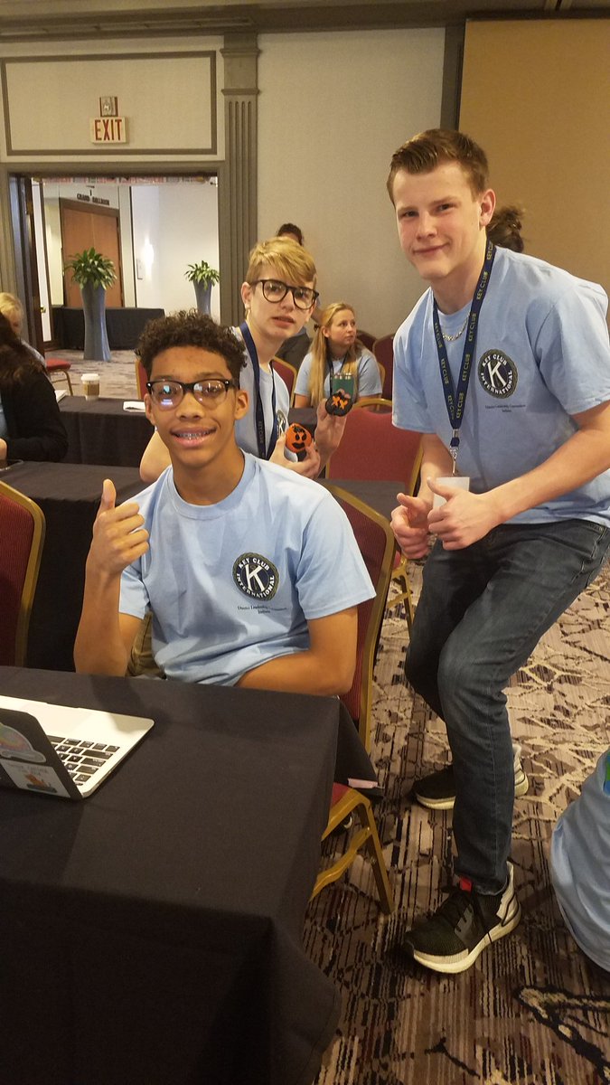 ElkhartBlazers's tweet photo. Owen Stine, Makai Mitchell and Jake Trease doin' work at Key Club DLC!
#DLC2020 #IN_KeyClub #INtoService https://t.co/tHaNR8pB65