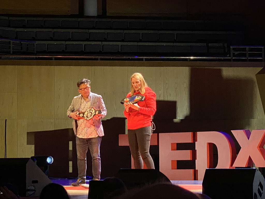 Terry_Mcleod's tweet photo. Part 2 of @TEDxManchester 🤓 banging tunes by @DuckOrchestra / facial recognition and surveillance by @parmy / paving the way by @scopelandboxer / spending time by @jameswallman #TEDxManchester https://t.co/sFD8DJXaur