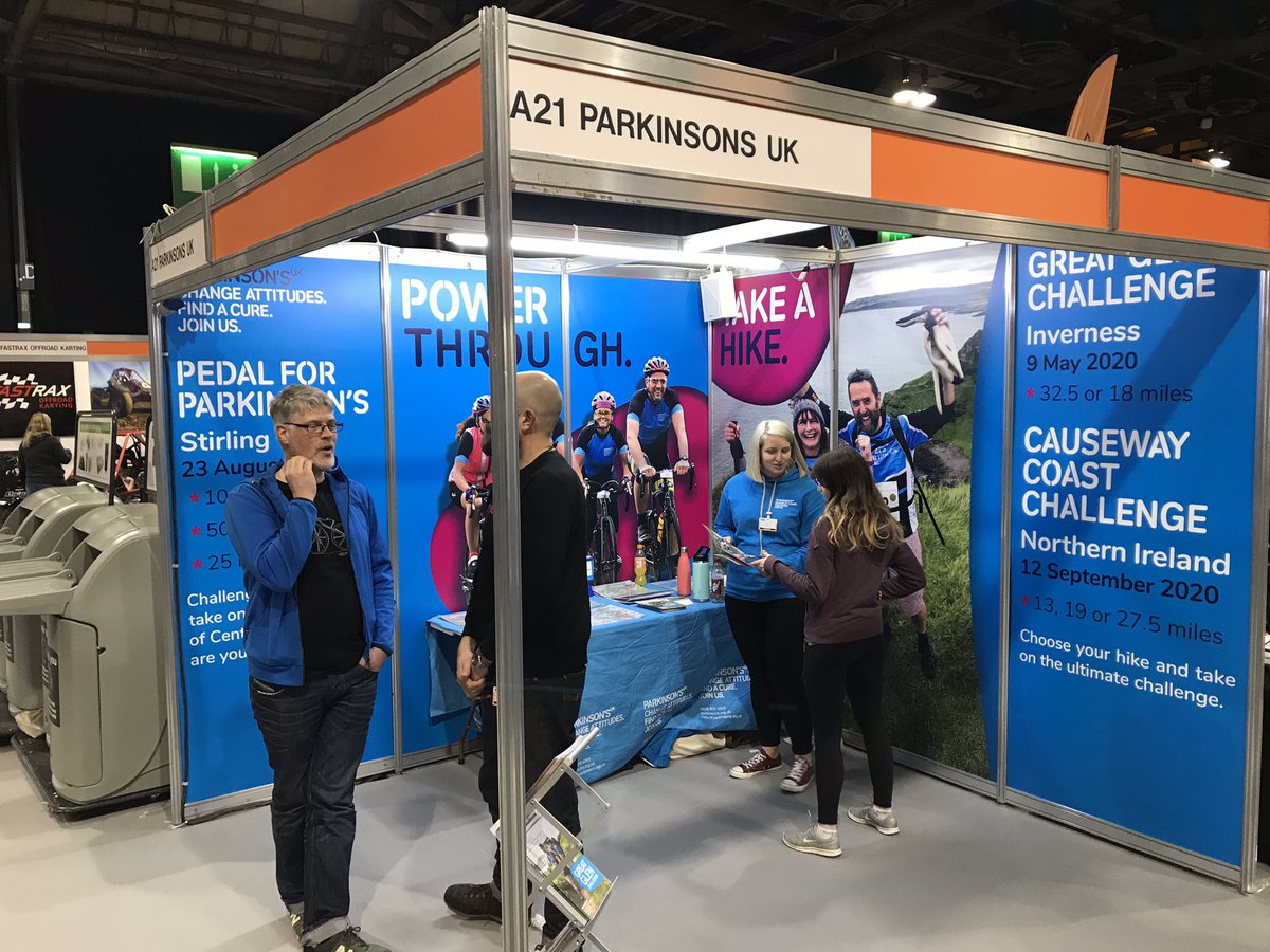 We’re having a fantastic day meeting people at <a href="/ScropsScotland/">ScropsScotland</a> in Glasgow! We’re here again tomorrow - come and find out about our fantastic events! <a href="/ParkinsonsUK/">Parkinson's UK</a>