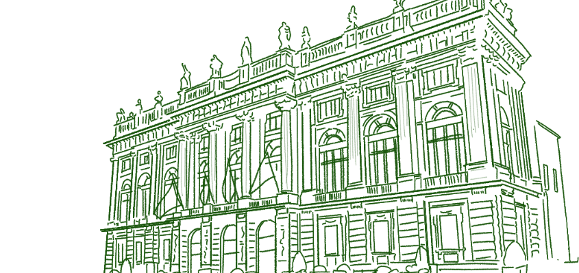 豪華な建物を描いています 