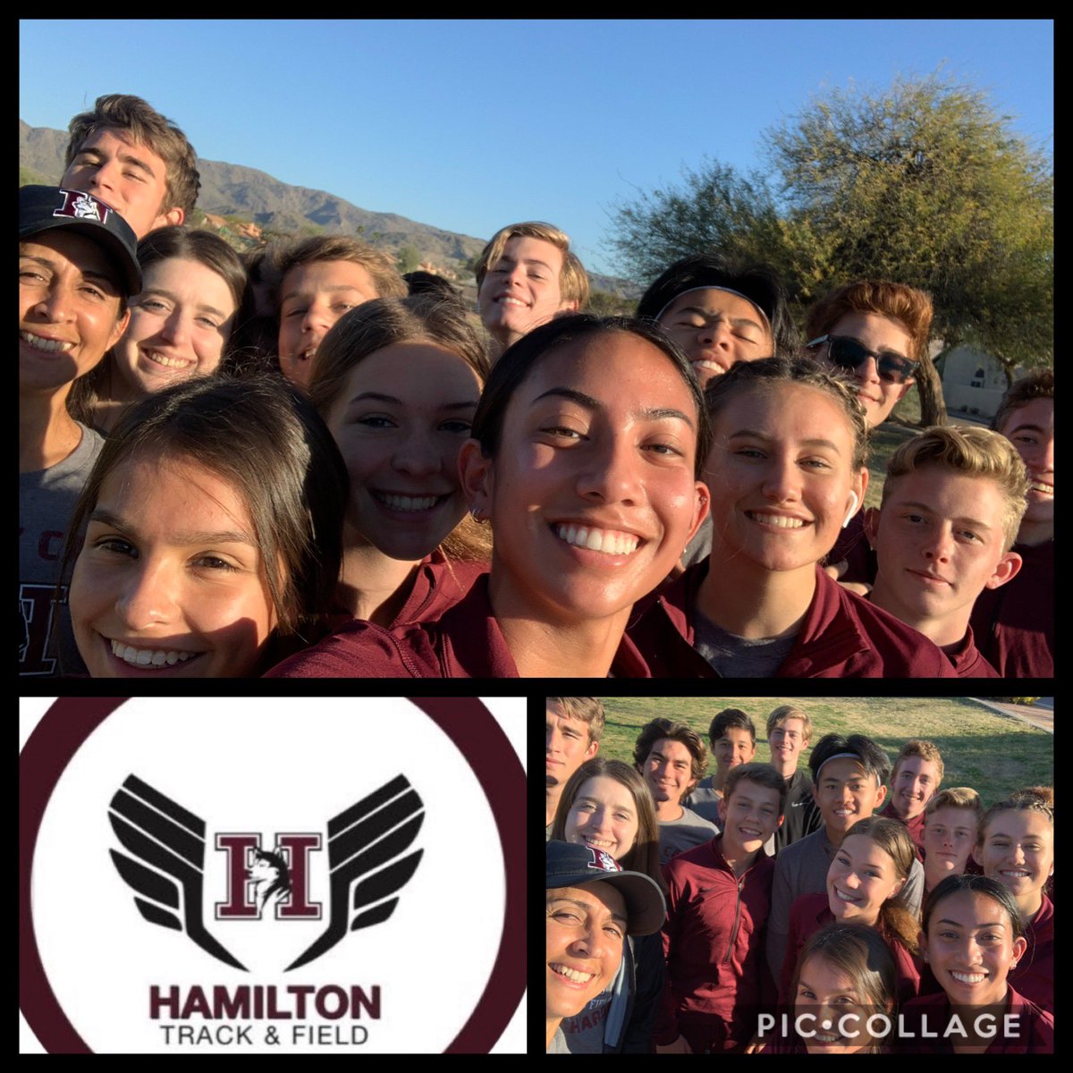 Distance crew shakeout.  #letsgohuskies #trackandfield