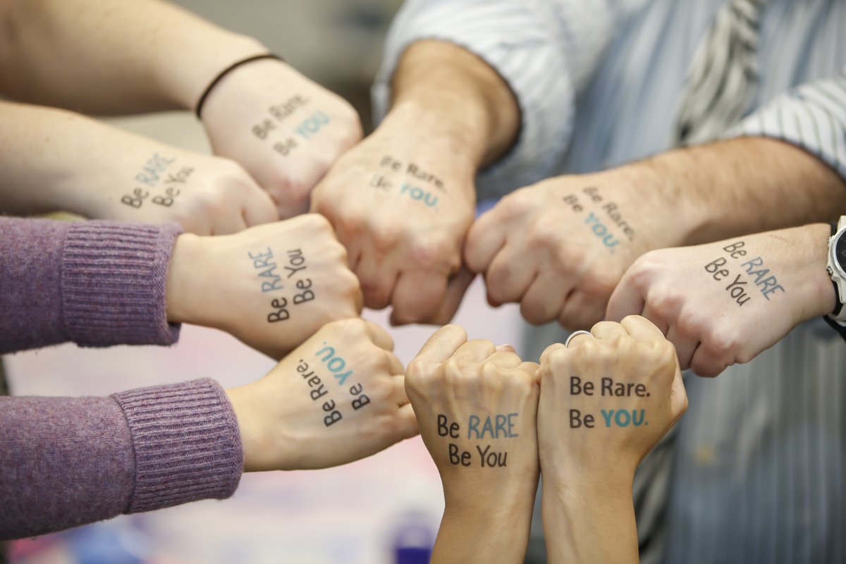 avrobio's tweet photo. We're sporting our #BeRareBeYou tattoos in support of the @CdnFabry and @FabryAustralia for #RareDiseaseDay! https://t.co/8GzLmDIr1V