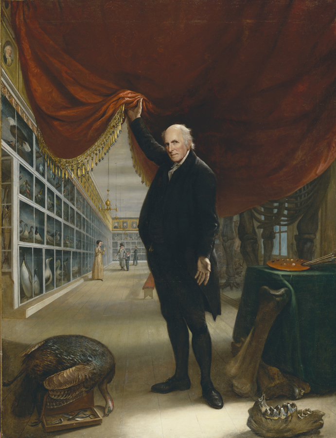 EleanorHarvey's tweet photo. Dad got the last word.
In his monumental self portrait, Charles Willson Peale put his thumb on the scale--were the tusks pointed down, they would be peeking out of the curtain.
#WhoIsHumboldt #AlexanderVonHumboldt #humboldt2020 #AvH250 #MastodonWeek #PAFA #TusksUpTusksDown https://t.co/Jts1VsNDZz