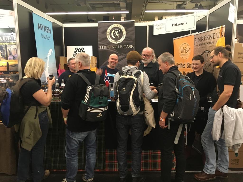 Tom has finally managed to escape his desk and share a few Claxton’s single cask treats, so make sure you drop by the Pinkernells Whisky Market stand and say hello at Whiskymesse. You might even be able to grab a dram of an 18 year old single cask Port Charlotte if you’re lucky!