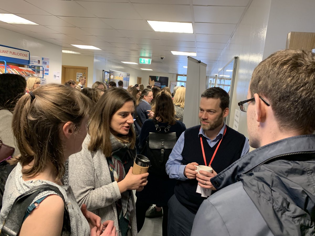 CristaHazell's tweet photo. So many #happy #mflers #networking & #learning from this morning’s @allswmfl #ALLThrough a superb morning of #mflcpd #mfltwitterati @LetsBuySomfings @OrchardSB #headofmfl you both must be so pleased! Another fab event,well done! @clairembristol https://t.co/3VYaMZvDGe