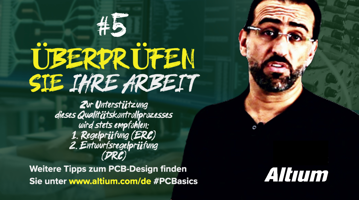 altium_de's tweet photo. Allzu leicht wird man am Ende des Design-Projekts von dem Aufwand überwältigt, den das Zusammenfügen aller Teile mit sich bringt. Das doppelte und dreifache Prüfen Ihrer Arbeit auf Fehler kann in der Phase über Erfolg oder Misserfolg bei der Herstellung entscheiden. #PCBasics https://t.co/ADgQvJOqB6