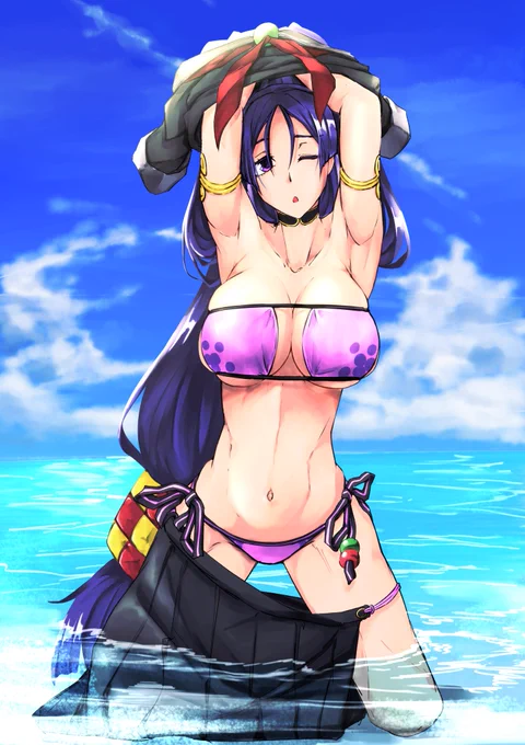 水着頼光ママ
#FGO 