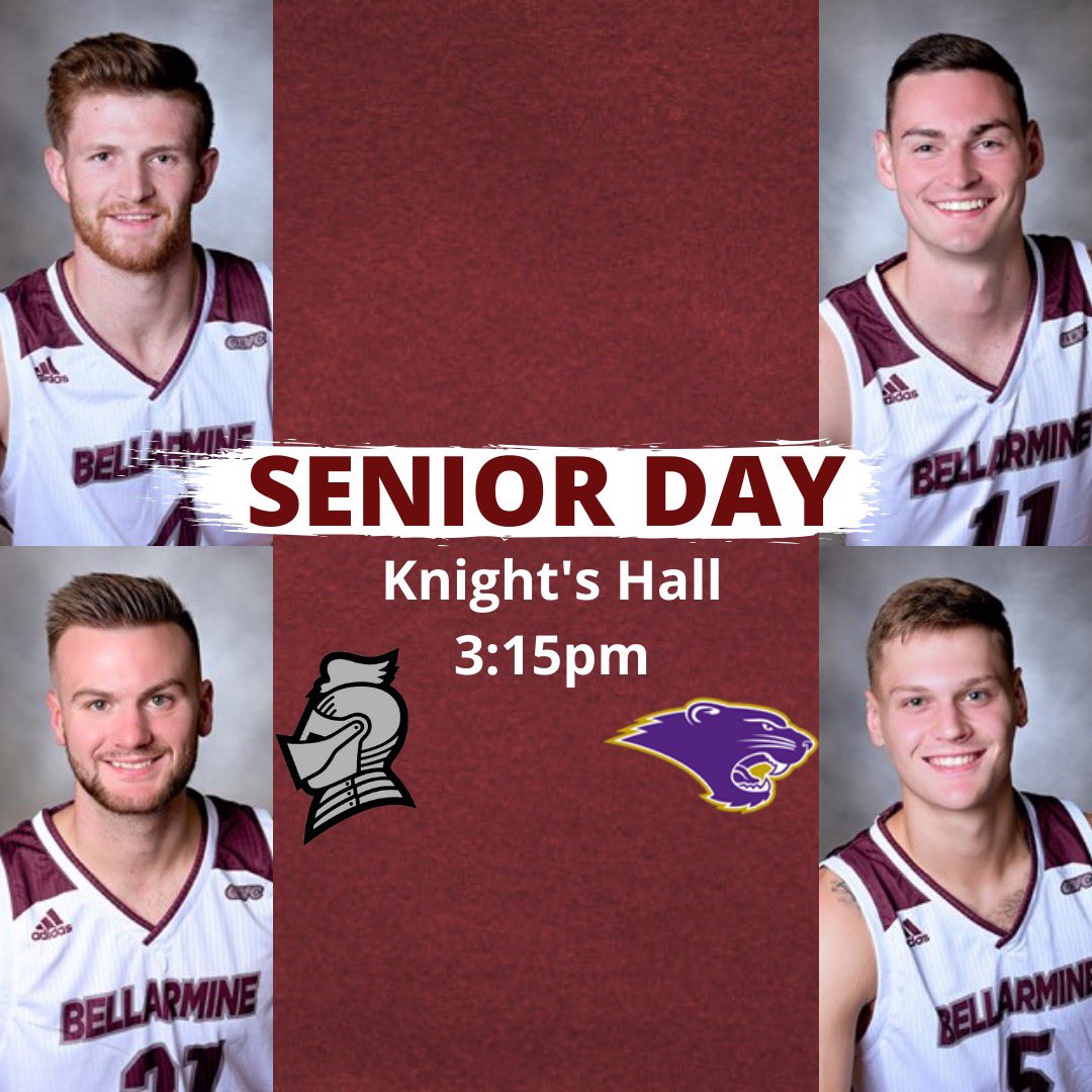 It’s SENIOR DAY for men’s baskeball!! Get out to Knights Hall at 3:15pm to support the team against McKendree Universirty! ⚔️🏀⚔️ #GAMEDAY #KNIGHTSNATION #SWORDSUP
