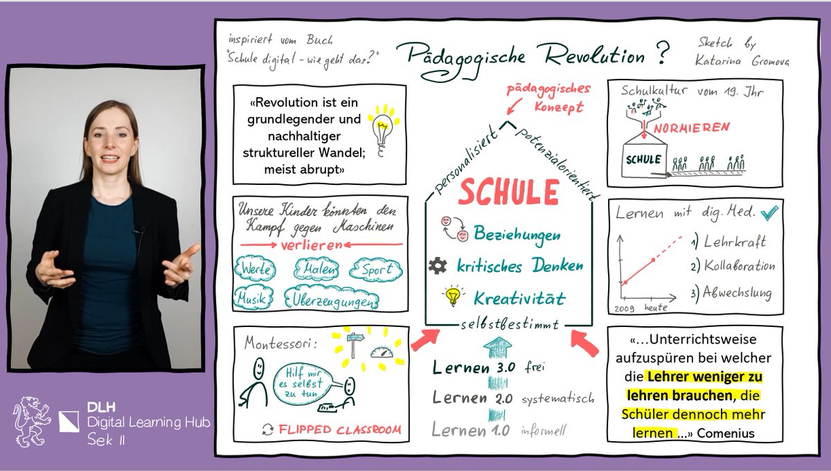 «Pädagogische Revolution?» Darüber wird am 5.3. (15:30 – ca. 16:15) am 2. Online-#Barcamp der <a href="/dlhsekII/">Digital Learning Hub Sek II</a>-Community diskutiert. Teilnahme läuft über die <a href="/dlhsekII/">Digital Learning Hub Sek II</a>-Austauschplattform von MS Teams. Wer da noch nicht dabei ist, kann sich hier anmelden: bit.ly/konsequentVern…