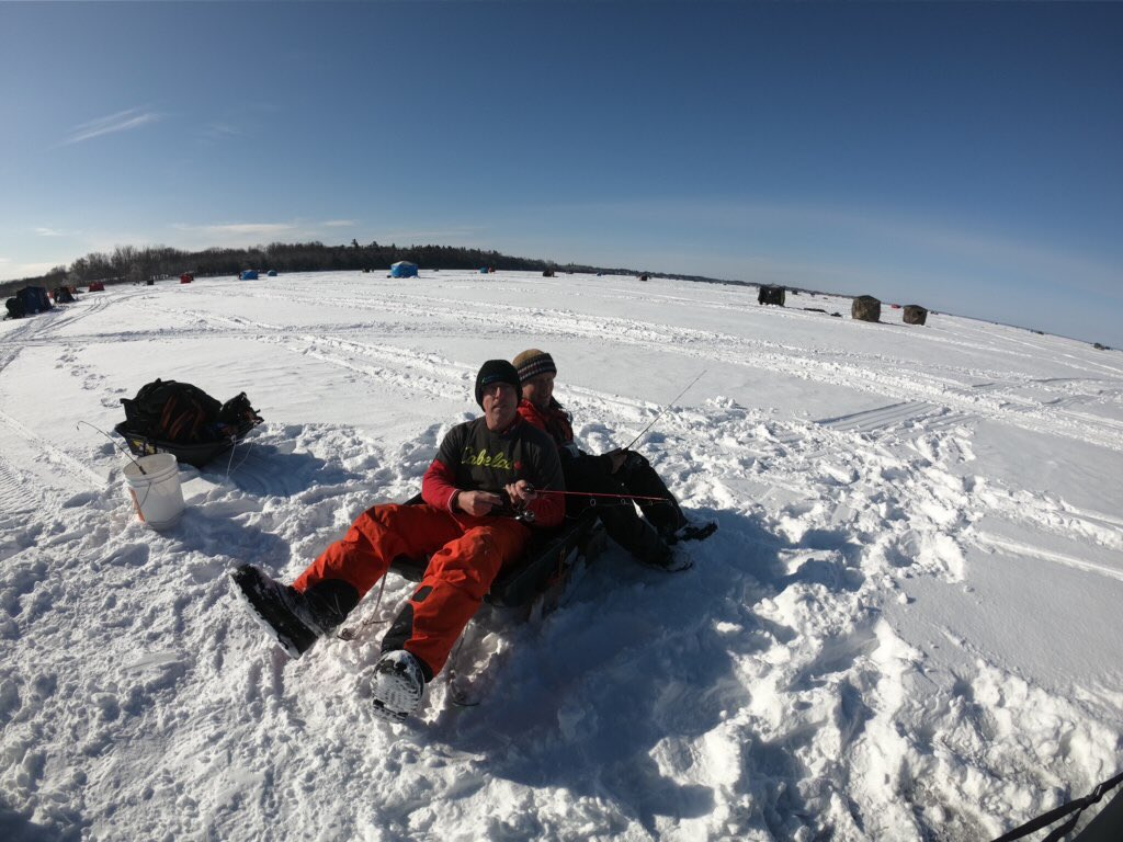 tjzado's tweet photo. Perchin for MS. Thanks to Cabelas and their awesome sled, we’re mobile today. Trolling for the big ones! Go team Gonna Need a Bigger Bucket!#CabelasShowUsYourGear #cabelascanada #perchinforms @cabelas @cabelascanada @perchinforms @cabelasshowusyourgear https://t.co/pxZz1oZzYs
