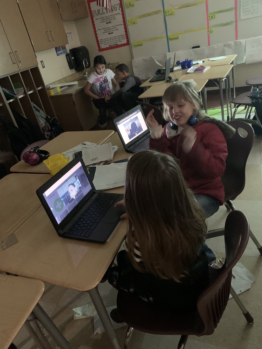 mr_little5's tweet photo. Forget to post this week but here we are on #DLDay testing the waters of flipgrid to create more interactive learning in the classroom! https://t.co/2pJpVMJSwm