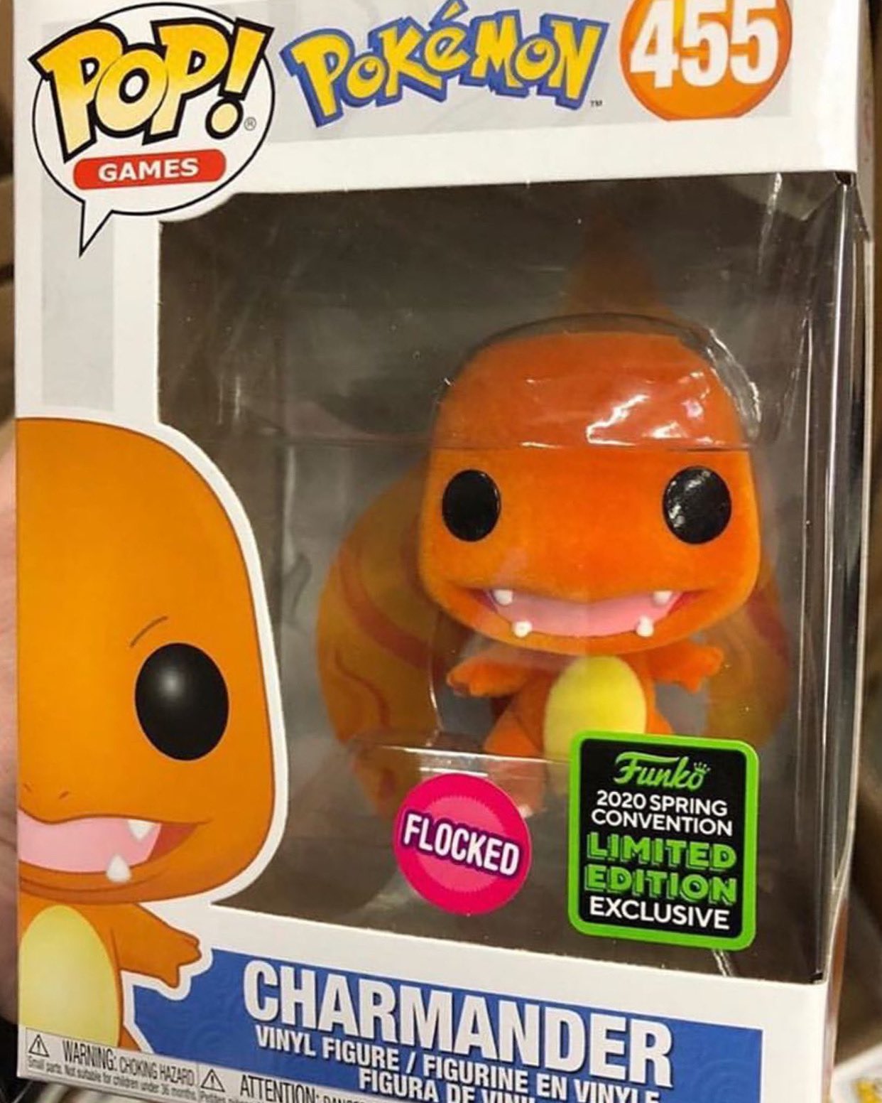 flocked charmander funko pop