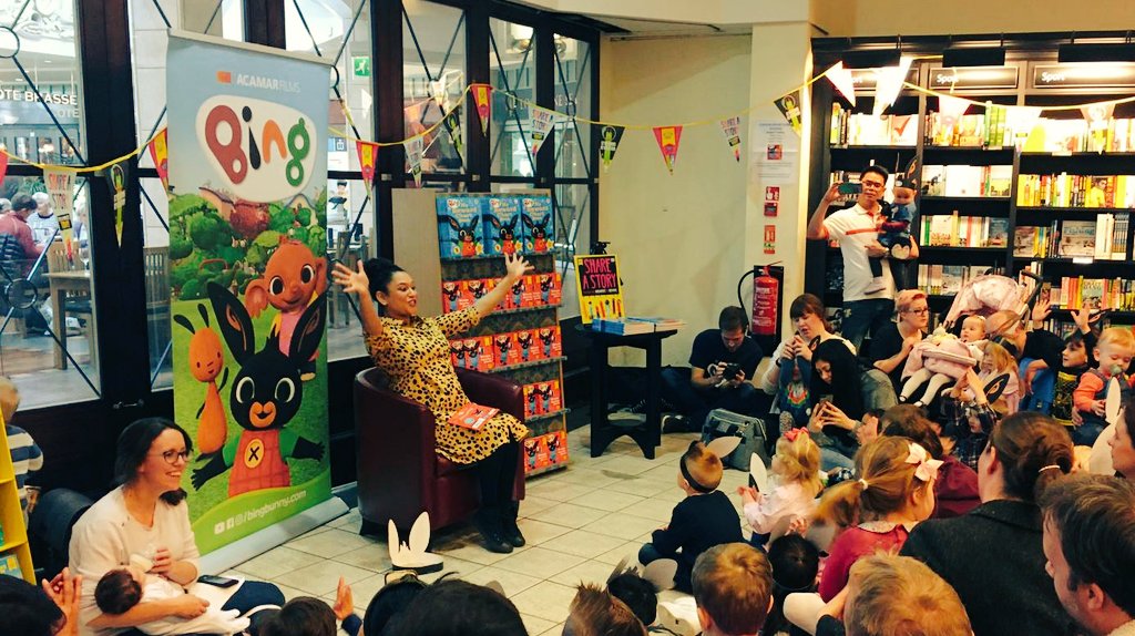 Cat Sandion (@catsandiontv) on Twitter photo Had such a great time with <a href="/bingbunny/">Bing Bunny</a> at @bluewaterstones today for a very special reading of the <a href="/WorldBookDayUK/">World Book Day UK 📚</a> book, ‘Bing’s Splashy Story’ ’! Have you got your copy yet? #ShareAMillionStories <a href="/HarperCollinsCh/">HarperCollins Children's Books</a> Had such a great time with <a href="/bingbunny/">Bing Bunny</a> at @bluewaterstones today for a very special reading of the <a href="/WorldBookDayUK/">World Book Day UK 📚</a> book, ‘Bing’s Splashy Story’ ’! Have you got your copy yet? #ShareAMillionStories <a href="/HarperCollinsCh/">HarperCollins Children's Books</a>