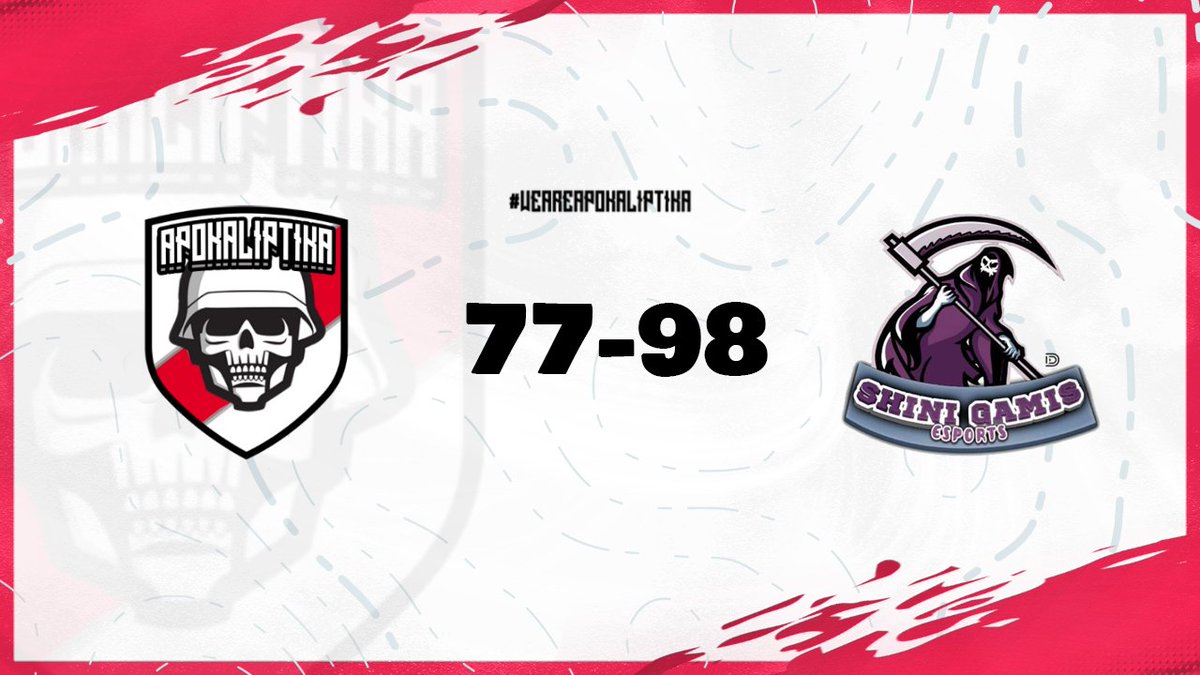 [ #APOKAPEX ]

¡DERROTA!

📰 "La mala suerte en los tramos finales de partida nos condena s la derrota en el estreno como anfitriones"

🆚 <a href="/ShiniGamisES/">ShiniGamis e-Sports</a>
🏆 #APOKUP (Jornada 1)
⚔️ 77-98
📺 mixer.com/LGO_ElA1ek.com 
🎮 #ApexLegends

#VamosAPOKALIPTIKA