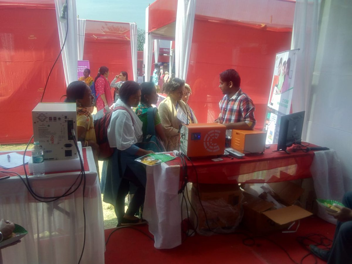 cygni_energy's tweet photo. The North East Trade Facilitation Fair 2020 was a great hit. Cygni's Stall saw good footfall from visitors intrigued by our Solar Inverterless Solutions.
@minmsme @CIIEvents @SocialAlphaIN @SELCOFoundation @tatatrusts @SDGoals  
#Solarenergy #48VDC #SustainableEnergy #NETFF2020 https://t.co/6FR8fNnCX4