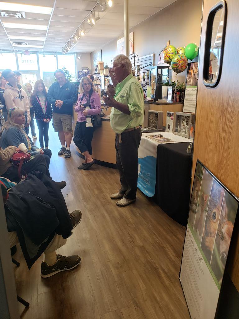 Come help celebrate the grand opening of Wildbirds Unlimited in Odessa! We are presenting today and again tomorrow at 1pm. #WildbirdsUnlimited wbu.com/odessa