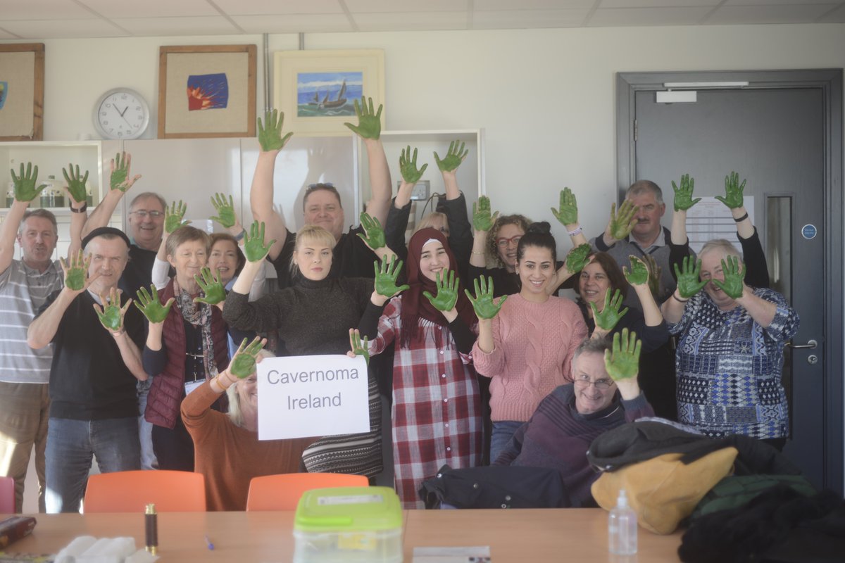 #CavernomaAwareness Thanks to all my students, and fellow staff members for posing to support rare disease Awareness. #RareDiseaseDay About ten people a year have clinically significant Cavernoma's in Ireland. My daughter was one of them this year. #cavernomas