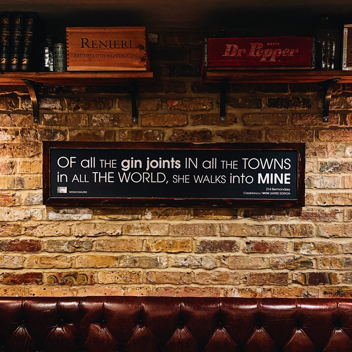 Walk into ours tonight and enjoy an evening of great music and cracking #cocktails in the heart of bustling #Bermondsey. As always, #DJ Christian Power will be here from 9:30pm till late with his banging set🍸 🎆 #saturdaynight #londonbars #ginbar #drinks