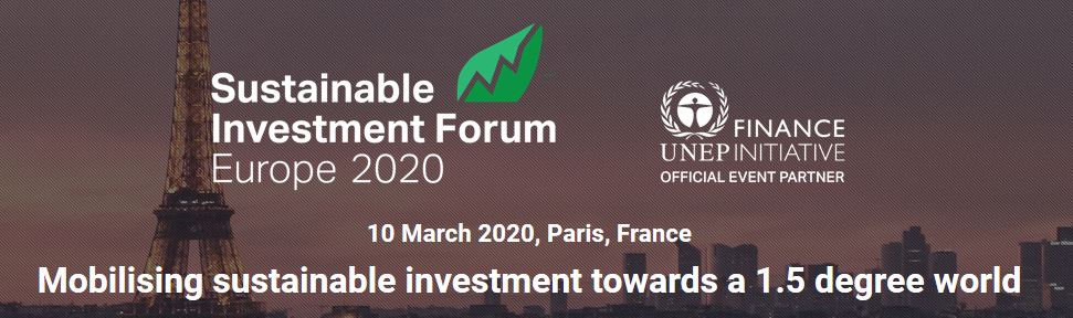 SriEvent's tweet photo. #SriAgenda countdown -8 | #Mar10 in #Paris @MeridienEtoile

#SInvEU - #SustainableInvestment Forum Europe 2020 "@Climate_Action_ 
@UNEP_FI @NNIP 
https://t.co/OBgtOIAUWD 

#sustainablefinance #climatefinance @AudreyRojkoff 
@GeraldineAmiel @patriceremeur @nicohaeringer @_ERAFP_ https://t.co/Bgcb8fe2NA