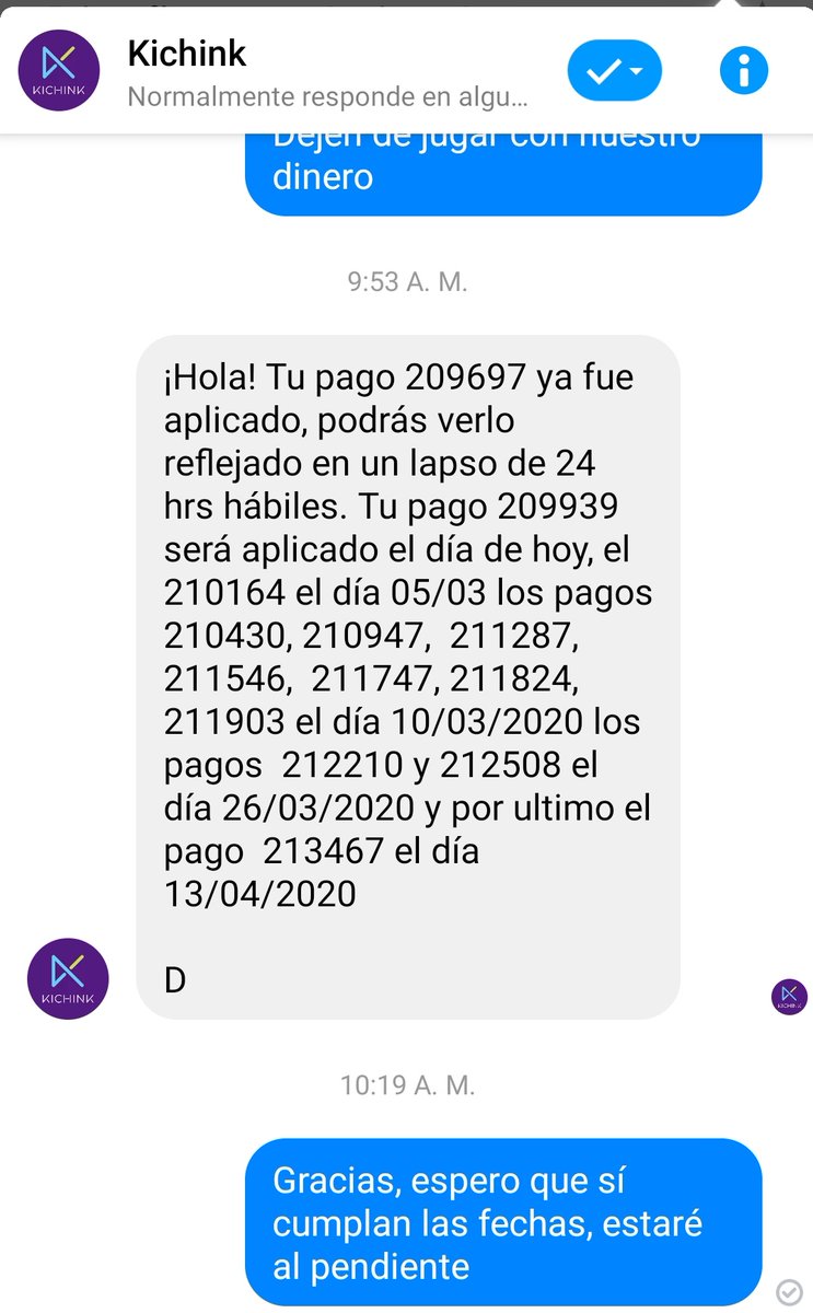 CervezaApolo's tweet photo. @KichinkAyuda @Faby_AlcalaGtz Ayer nos dijeron que se nos iba a procesar un pago ese mismo día y no ocurrió. Por qué juegan con nuestro dinero y el dinero de los perritos? #conlosperritosNO #KICHINK #kichinknopaga https://t.co/1HqscJ3k7f