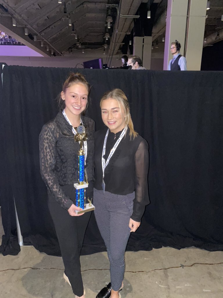 AlisonClish's tweet photo. We crushed the sales project category with a 6th for Lauren &amp; Casey, 3rd for a Emma, Judah and Gizz and a 1st place for Ava and Olivia!!! Congrats @deca_nipmuc https://t.co/70fzUdtkm0