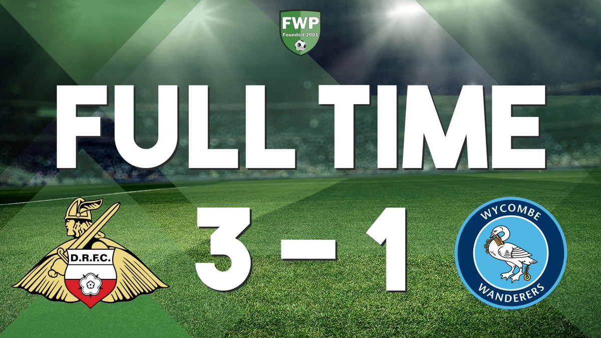 FWPDoncaster's tweet photo. FULL-TIME: @FWPDoncaster 3-1 @FWPWycombe https://t.co/JzX8Oi29Cx https://t.co/ArtUIP17aj