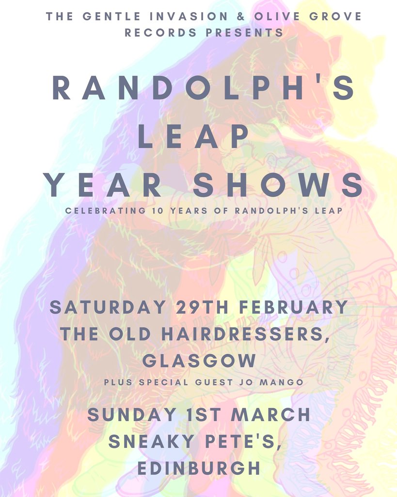 ⏰ Times for this eve ⏰

7.30pm Doors
8pm <a href="/jo_mango/">jo mango</a> 
9pm <a href="/randolphsleap/">Randolph's Leap</a>

Still some tix on the 🚪.

Come party.