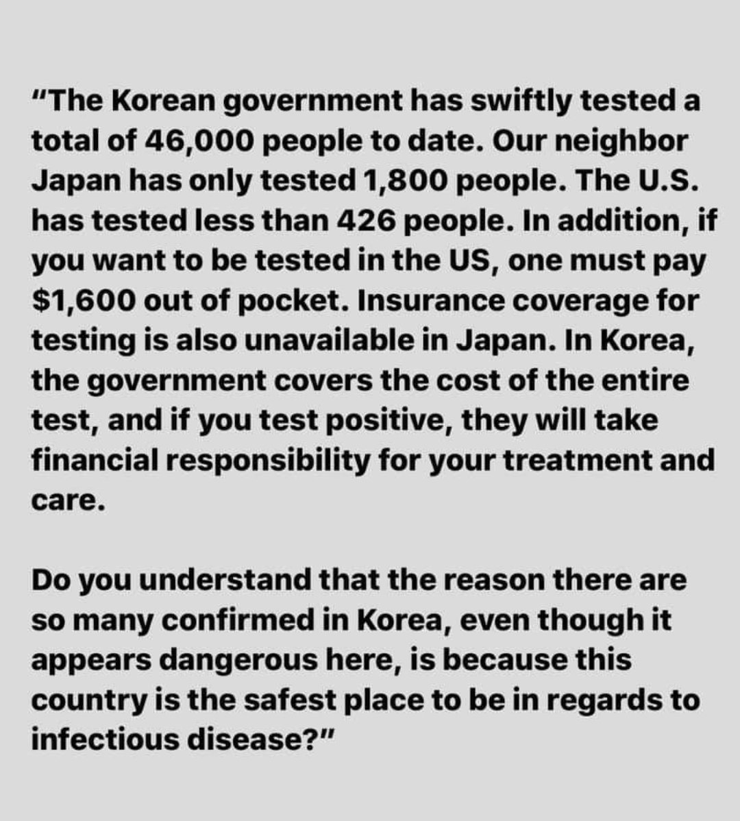 andrewbwiese's tweet photo. Love this... Korea is handling #COVID19 the way every other country should be. #coronavirus https://t.co/uMuCOs7h5M