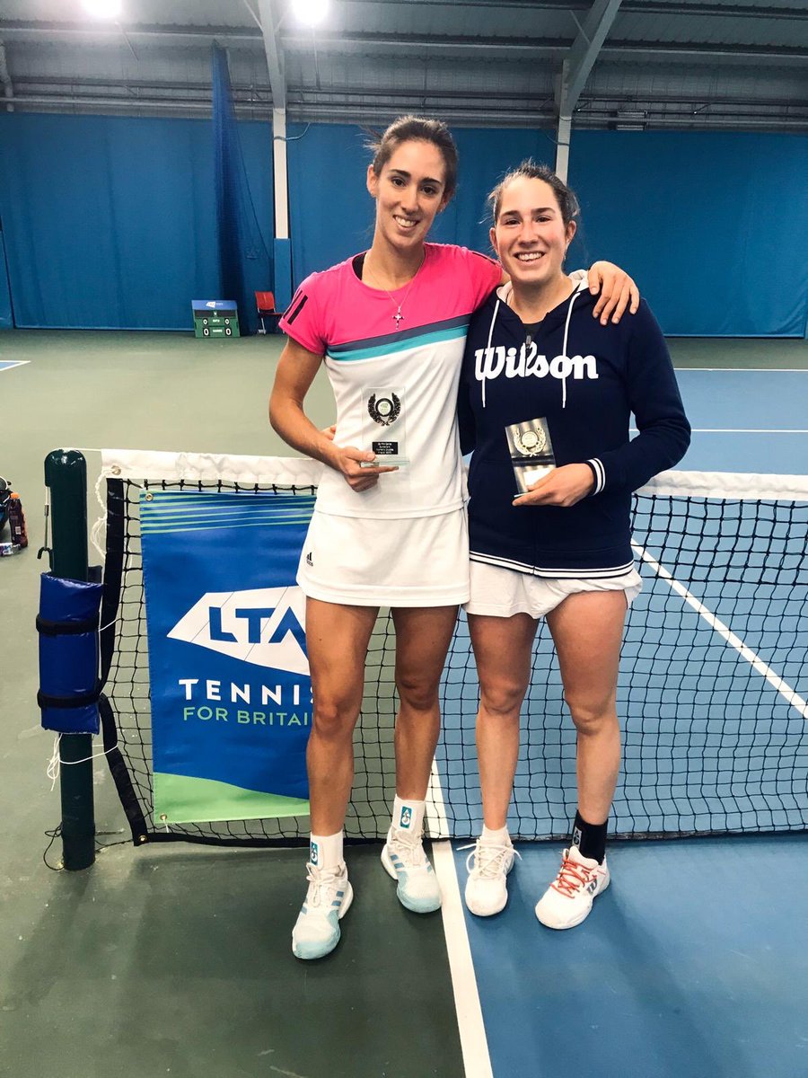 Enhorabuena a nuestra jugadora @merigutierrez Segunda final esta temporada junto a @celiacervi_97 en 25.000$ de Sunderland. Que gran inicio de temporada 👏🏼👏🏼👏🏼👏🏼#tenis #competición #escuelatenis #adidastenis @grupoitra