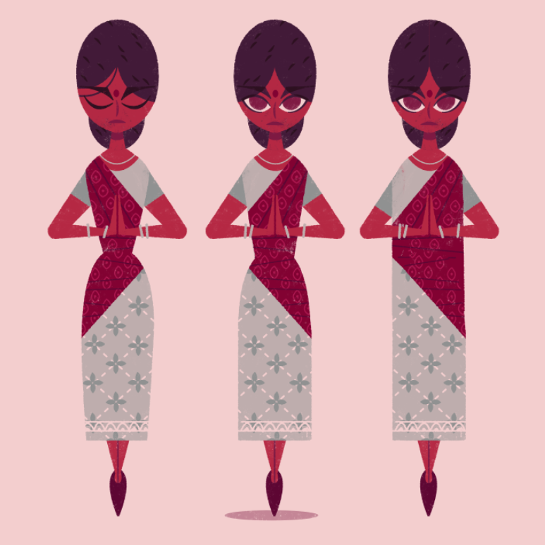 venbaGame's tweet photo. Take a look at our concept for the main character in our game Venba 
#screenshotsaturday #gamedev #indiedev #tamil https://t.co/fxAuBbMJKn