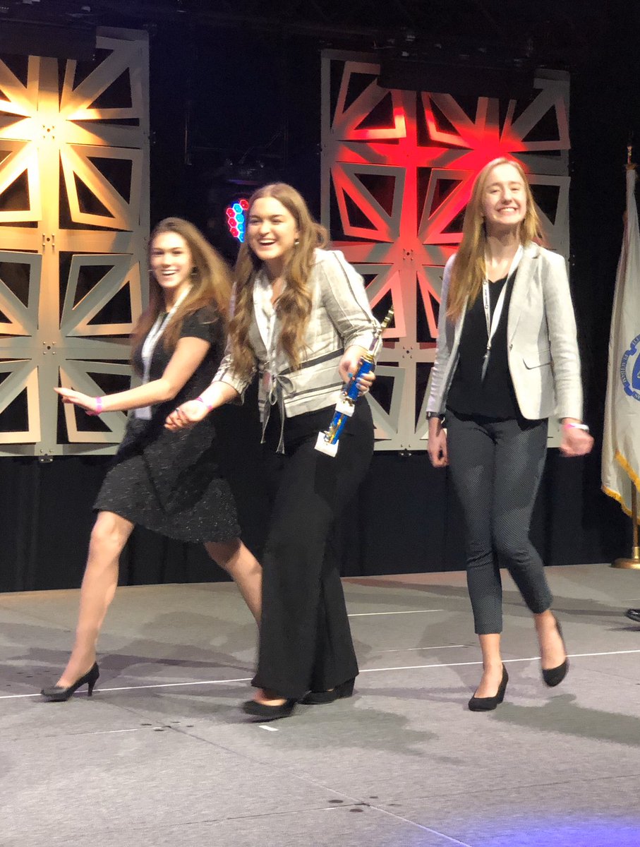 Clean the Coast earns a third place in Community Awareness!  Our environmentally conscious team of Brooke Potvin, Brooke Wetherell, and Natalie Curtin will be competing in Nashville!  Couldn’t be prouder of you!