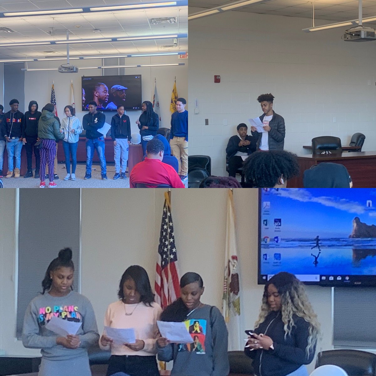 DawnWal86402113's tweet photo. Black History Program at the Center presented by the Ss. #TeamPhenomal215 #TFCProud https://t.co/V0NnxQnPf1