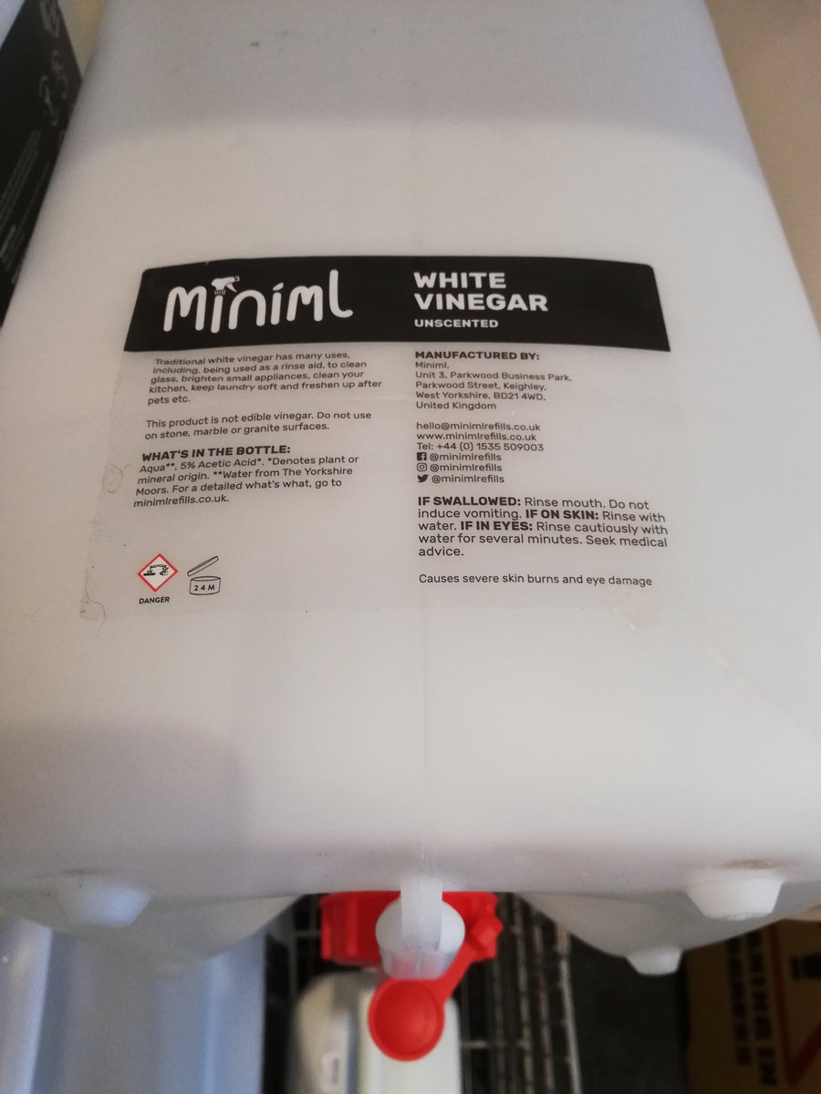 refillstation1's tweet photo. We now stock white vinegar refill for cleaning! Only 24p per 100g! #refill #restock #refillingstation #DIY #cleaning https://t.co/sT8W7uQNXi