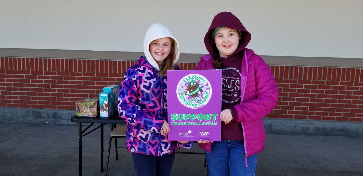 Would you like to buy some girl scout cookies? 12-2 Fern Creek Kroger.