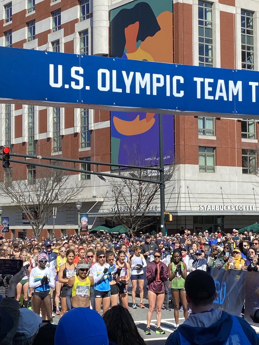 Jordan Hasay #roadtogold2020 #ATL ⁦<a href="/ATLtrackclub/">Atlanta Track Club</a>⁩