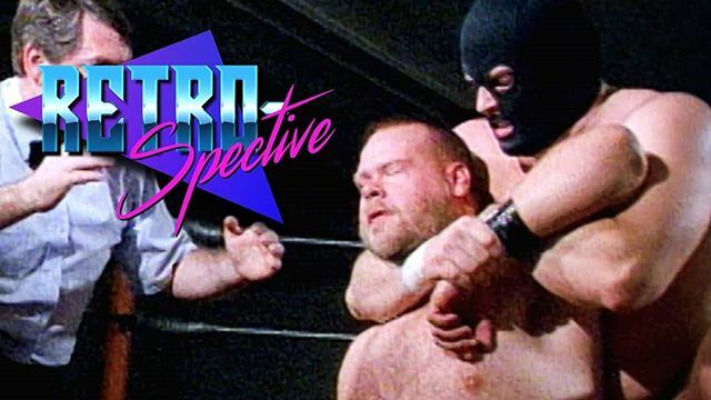 Bloodbath_TV's tweet photo. Super fun wrestling horror from the 90s that was released in 2019 with early appearances from James DeBello and Glenn Hetrick. 💪 #MaskedMutilator https://t.co/i6XQcuvJc2 https://t.co/erdetG2Rez