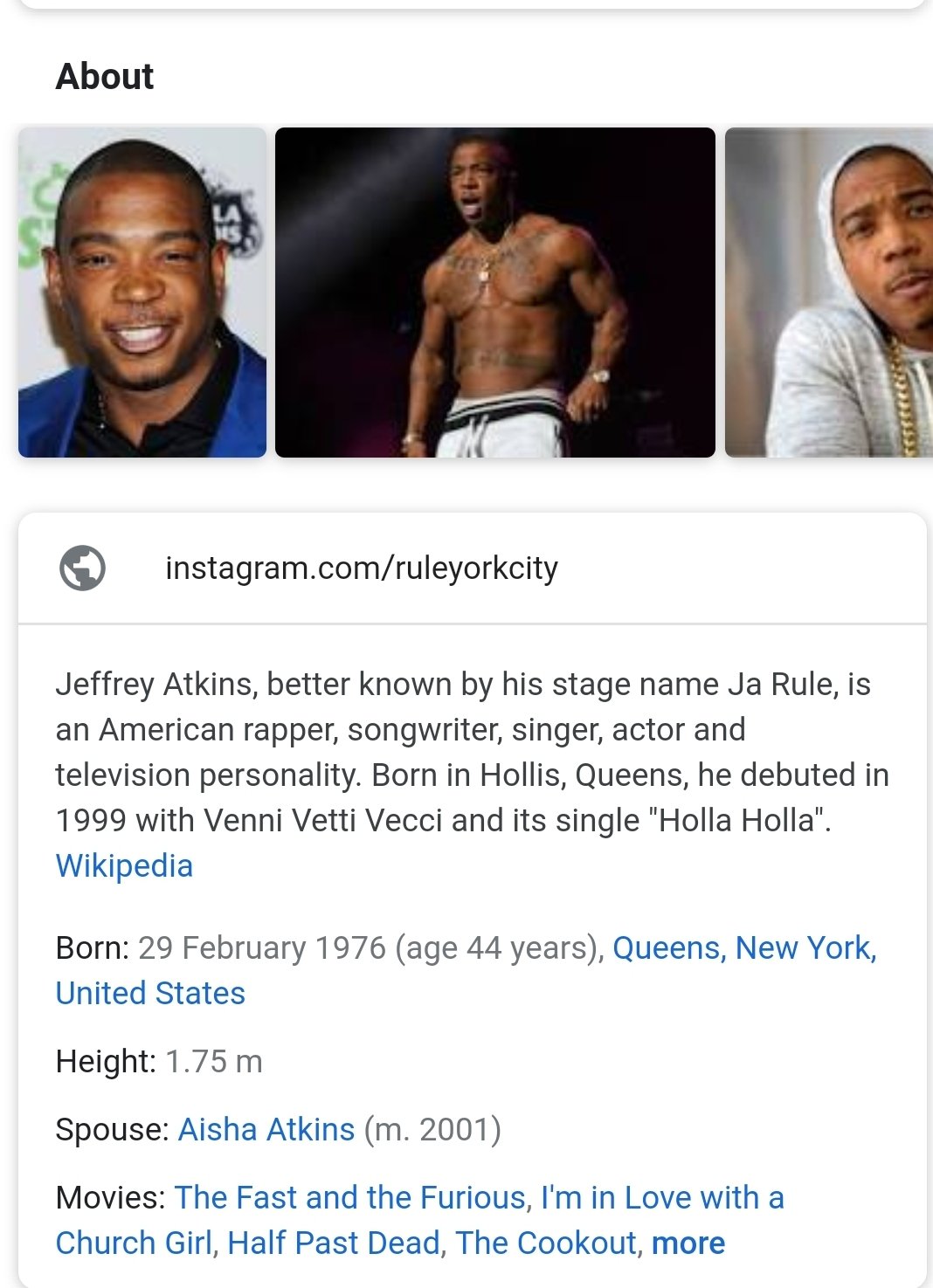 Ja Rule is 11 today, Happy Birthday! 