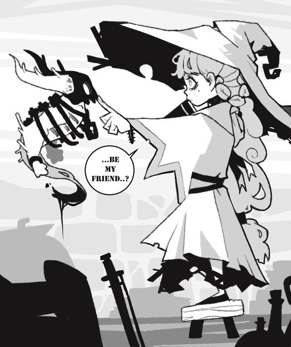She finally summons a Fire Elemental!!...to make a friend... ??‍♀️ 