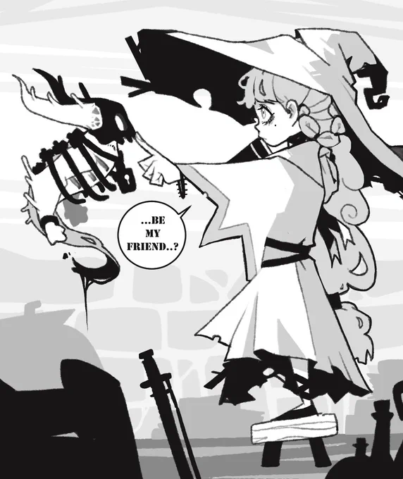 She finally summons a Fire Elemental!!...to make a friend... ??‍♀️ 